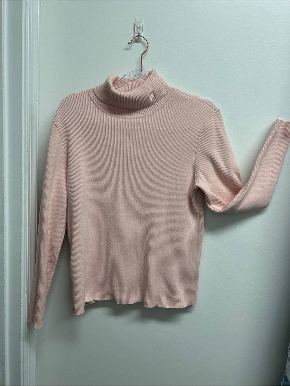 Vtg Green Label Lauren Ralph Lauren ribbed logo Turtleneck